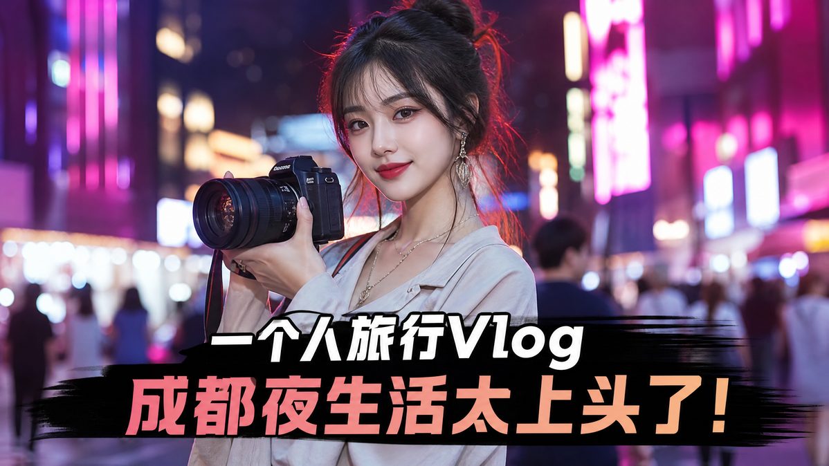 寸止挑战城市夜景Vlog视频教程